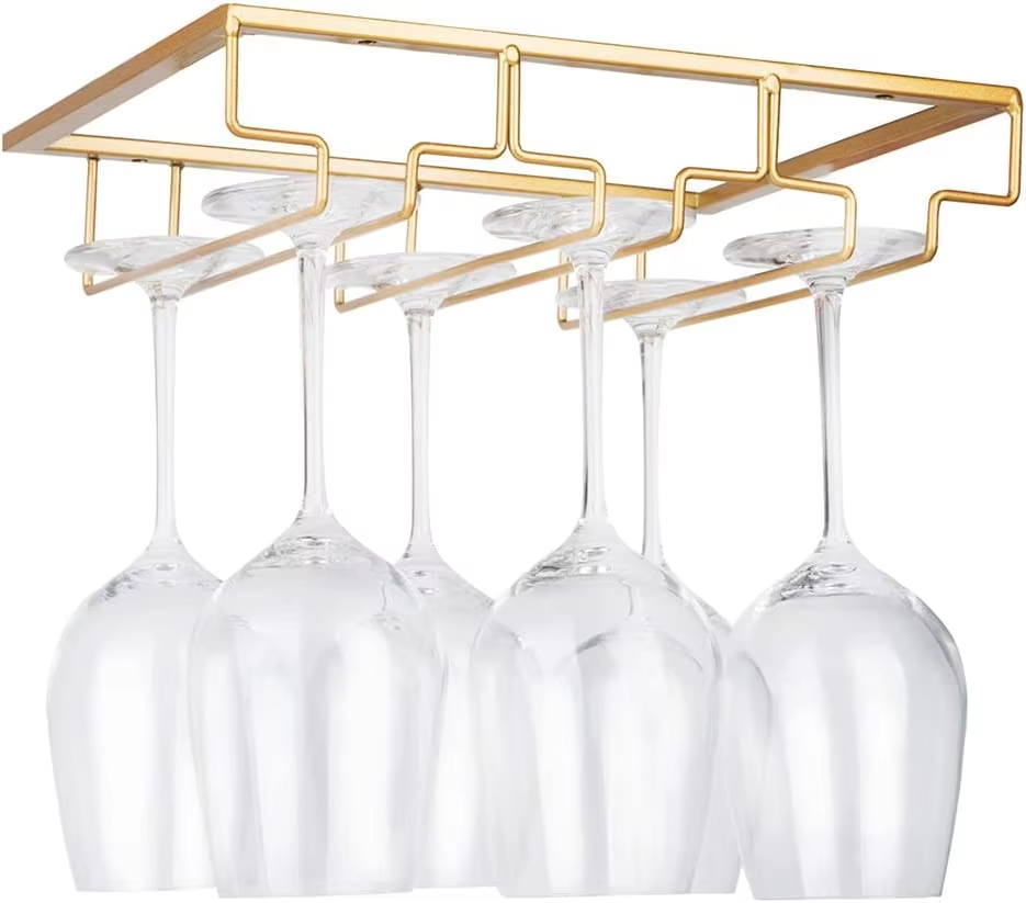 1PCS Wine Glass Rack Under Cab - Kitchen Appliances Organizer ulasan dan harga