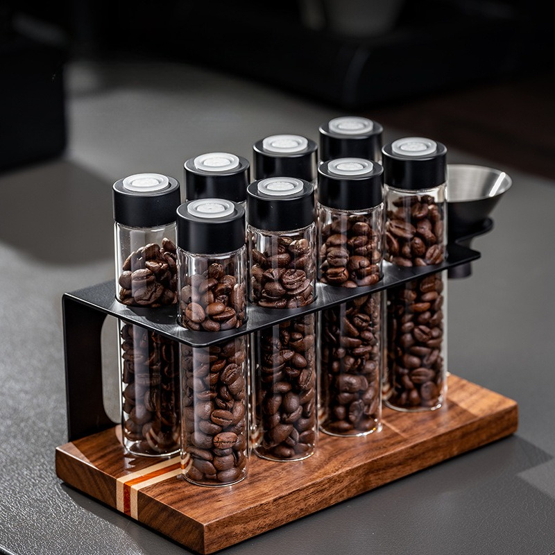 JUSTINLAU Glass Coffee Bean St - Kitchen Appliances Organizer ulasan dan harga