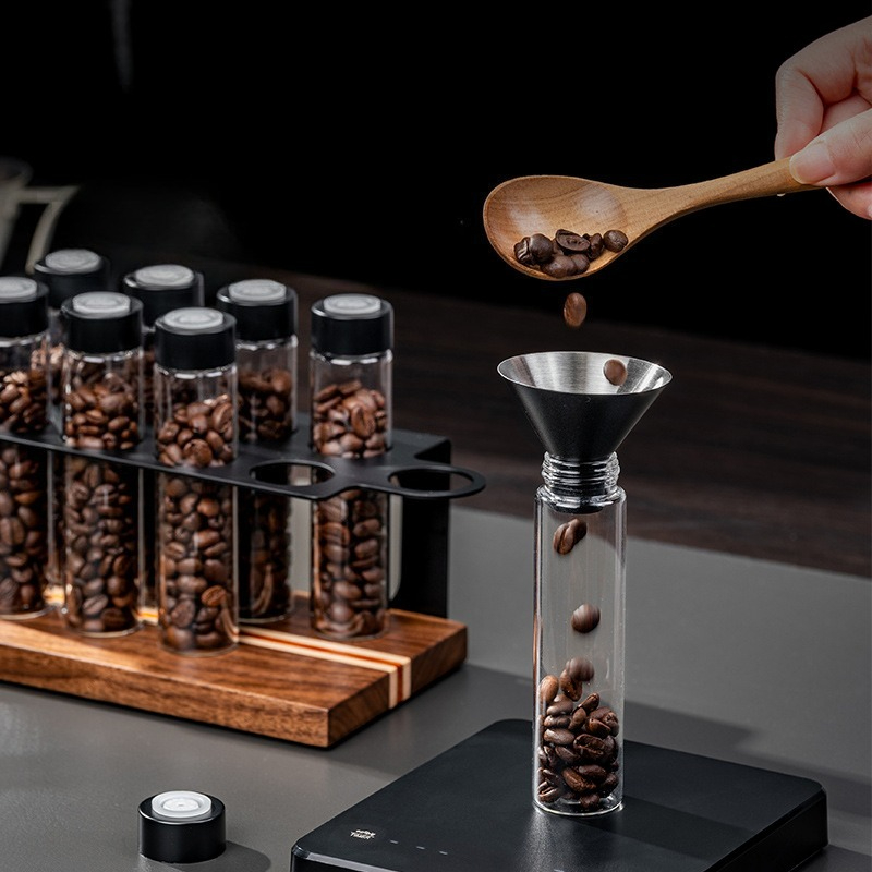 JUSTINLAU Glass Coffee Bean St - Kitchen Appliances Organizer ulasan dan harga