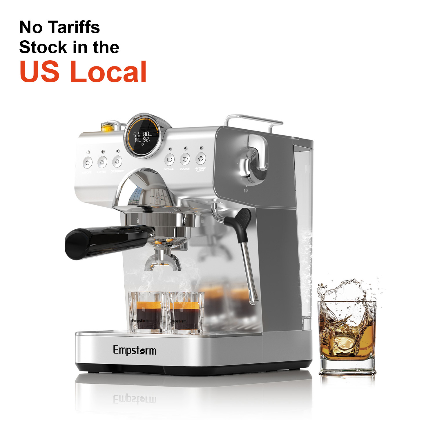 Empstorm Factory Price Double- - Espresso Machine Semi Auto ulasan dan harga