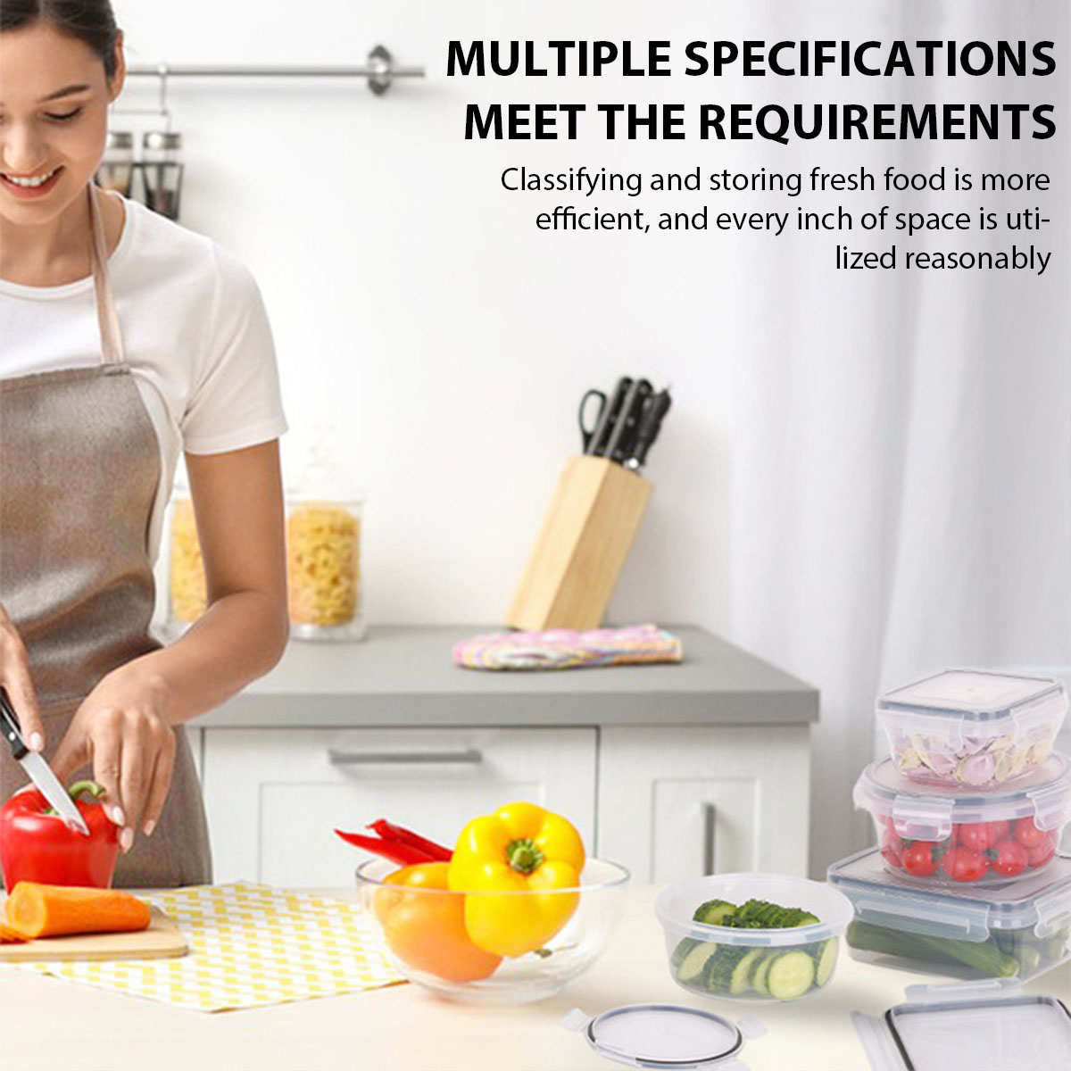 24Pcs/set Food Storage Box Set - Kitchen Appliances Organizer ulasan dan harga