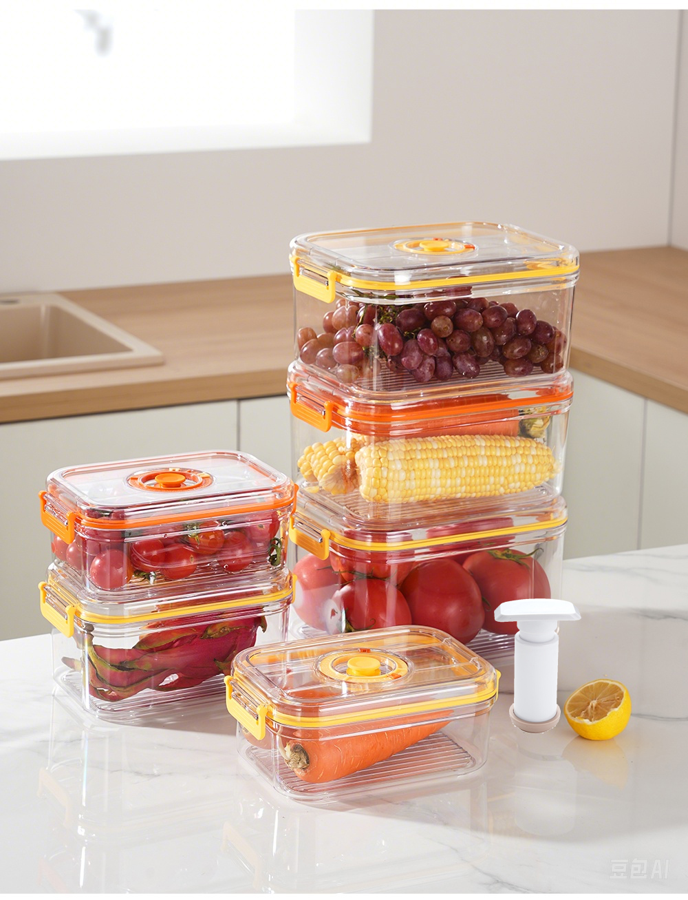 Vacuum Fresh-keeping Box Refri - Kitchen Appliances Organizer ulasan dan harga