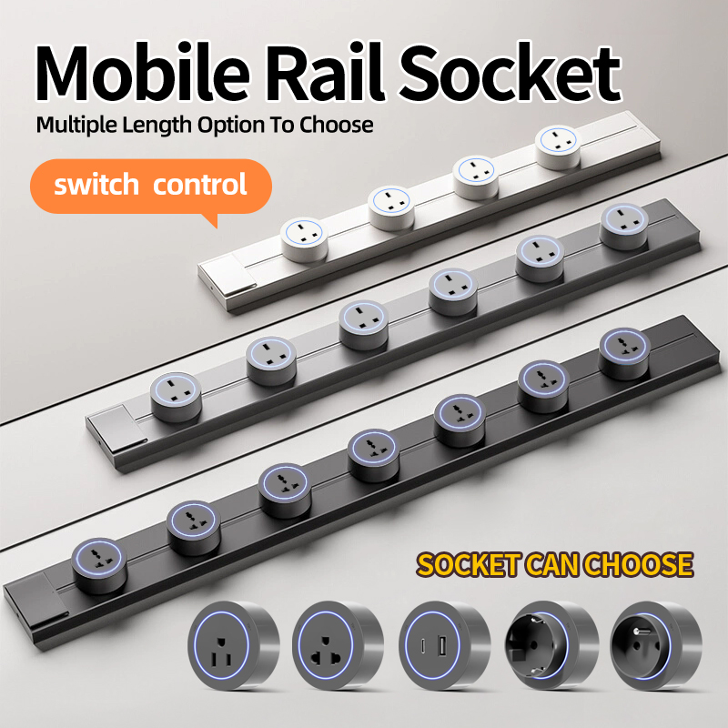 Track Socket With Switch High- - Kitchen Appliances Uk ulasan dan harga