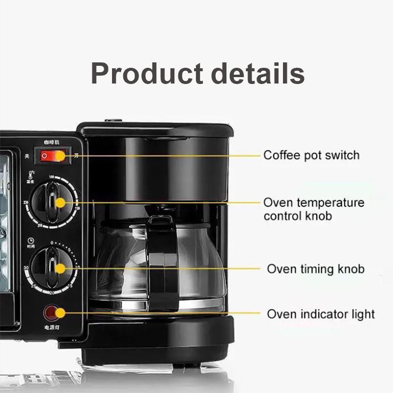 High Quality 3-in-1 Breakfast  - Kitchen Appliances Quality ulasan dan harga