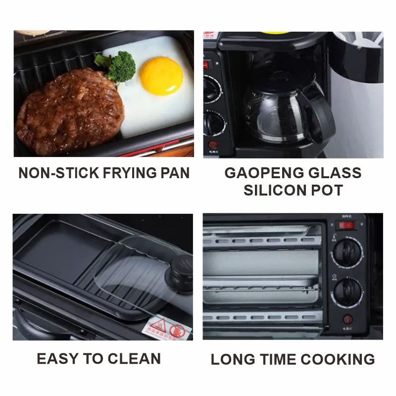 High Quality 3-in-1 Breakfast  - Kitchen Appliances Quality ulasan dan harga