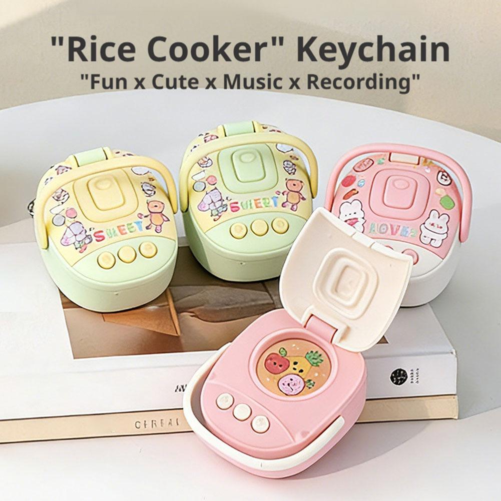 Cute Mini Rice Cooker Keychain - Kitchen Appliances To Gift ulasan dan harga