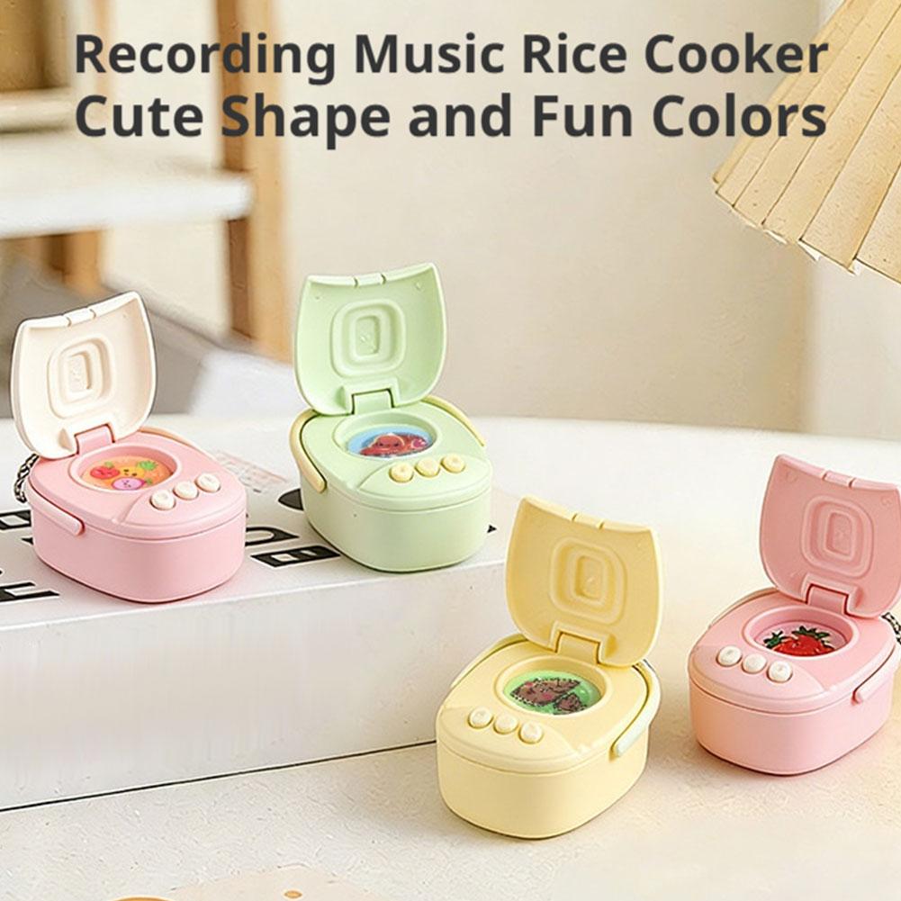 Cute Mini Rice Cooker Keychain - Kitchen Appliances To Gift ulasan dan harga