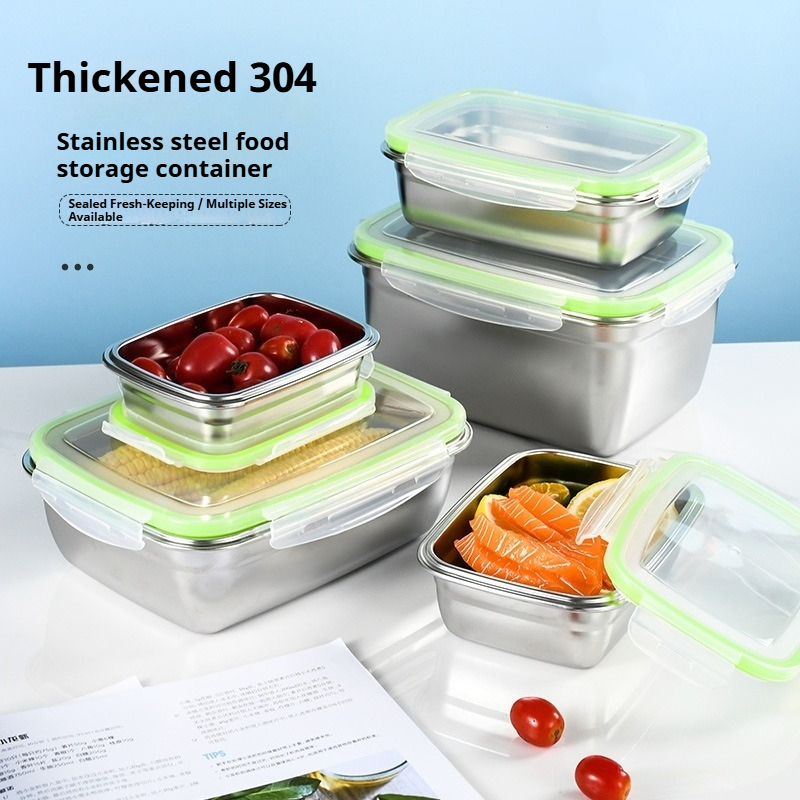 304 Stainless Steel Lunch Box  - Kitchen Appliances Organizer ulasan dan harga