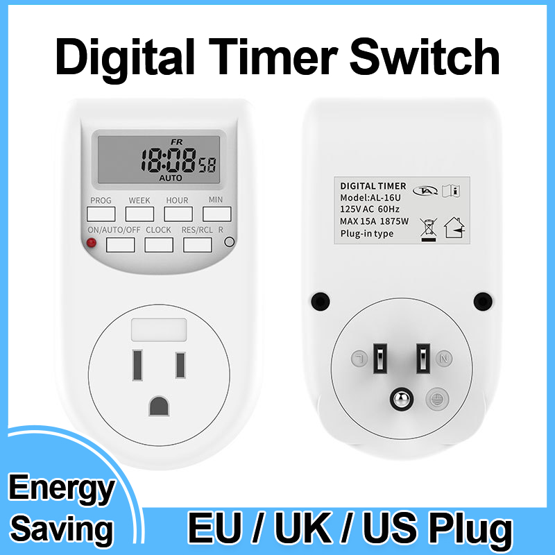 EU/UK/US Plug Timer Switch Ene - Kitchen Appliances Uk ulasan dan harga