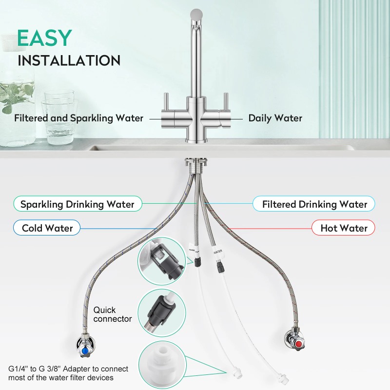 Soda 4 Way Kitchen Faucet Kitc - Kitchen Appliances Australia ulasan dan harga