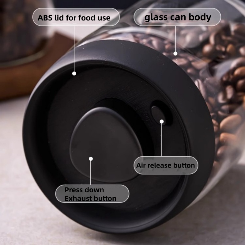Multi Capacity Black Lid Coffe - Kitchen Appliances Organizer ulasan dan harga