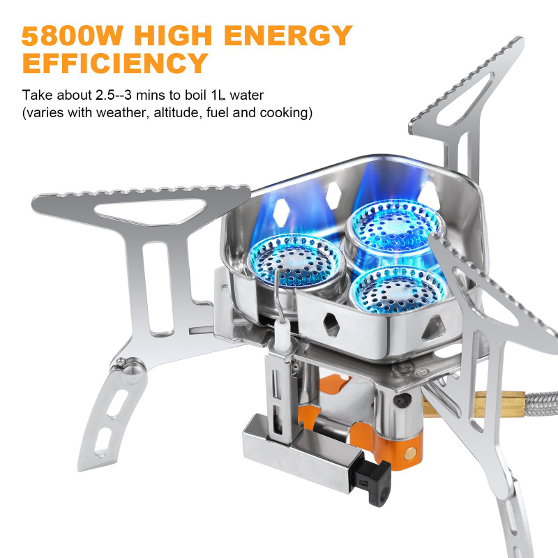 5800W High-Power Camping Gas S - Kitchen Appliances Gas Stove ulasan dan harga